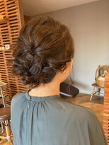 ムスビ(hair musubi) ヘアセット パーティーヘアアップスタイル