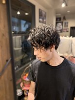 バーバー スタジオ ラフテル(Barber Studio RAFTEL)&nbsp;無造作パーマスタイル
