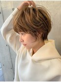 【石田勇士郎】インナーカラー髪質改善厚めバングスリークボブ