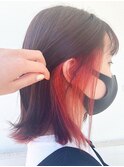 インナーカラー 韓国ヘア