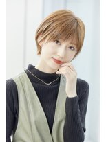 ナチュラルショートボブスタイル