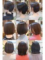 スリーク(sleek) ボブが得意です。骨格や髪質にあわせたカットを心がけています。