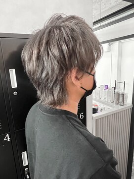 アドラ(ADLLA) メンズウルフ★シルバーアッシュ