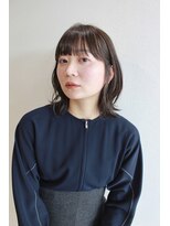 ゲリール ヘア プラス ケア(guerir hair+care) 【guerir hair＋care】くびれボブ×ナチュラルベージュ