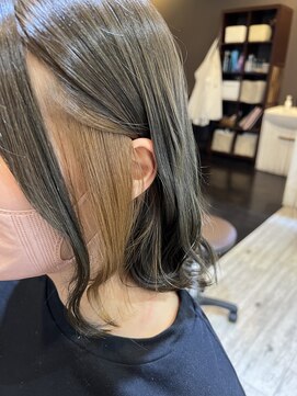 ノンヘアープラス(non hair +) ブリーチなしのイヤリングカラー