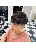 カッター(CUTTER)&nbsp;ニュアンスパーマ×ナチュラルフェード