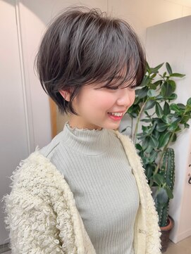 サンドシーン(sand scene) @thisiskaito表参道原宿/ショートヘア/ショートボブ/グレージュ