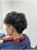 Second   ×　メンズパーマ
