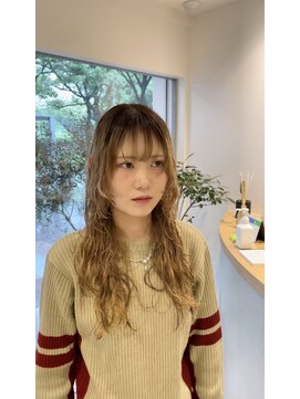 シアン 矢場町店(CYAN.) ブリーチパーマ×ロングウェーブ