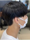 メンズマッシュスタイル/学生さんに大人気/巻いてもおしゃれに