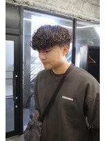 スレイ 西宮(SLAY)&nbsp;波巻きハイライトアップバングツーブロックマッシュ