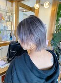 シャドールーツバレイヤージュカラーラベンダーグレー