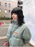 CAF FUKO ボブ/くるくるパーマ/ブルーブラック/大阪/心斎橋