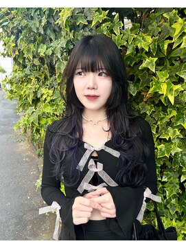 キイ 原宿 表参道(K.e.y) デザインカラー／ウルフカット／ロングウルフ