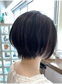 黒髪ショートボブ