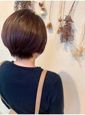 ナチュラルショートボブ