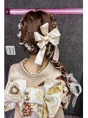 振袖 編みおろし【大阪 梅田 ヘアセット】