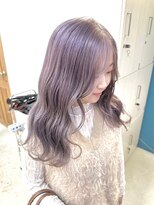 マニア(mania.)&nbsp;ラベンダーミルクティーラベンダーベージュハイトーンブリーチ