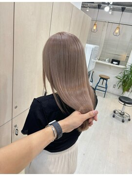 アイズ 横浜(IS) ミルクティーベージュ/髪質改善/ケアブリーチ/横浜