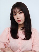 アレンヘアー 梅田店(ALLEN hair) レイヤーカット/ミディアムレイヤー/顔周りレイヤー/韓国暗髪