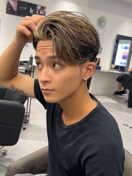 メンズサロン キング 梅田店(Men’s salon K!ng) 波巻きツイストスパイラルパーマ/フェザーパーマ/眉毛/メンズ