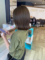 コワファースト 大分(COIFF1RST) オリーブ/ヘルシーカラー/切りっぱなし