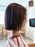 切りっぱなしボブ