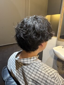 スマイルヘア 浦和店(Smile hair) シャドウパーマ/ツーブロマッシュ/束感/<理容室>[浦和/メンズ]