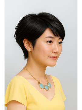 コード(CODE) 黒髪クールショート