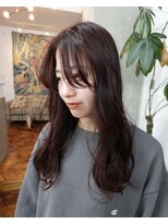 アペロ 柏(Apero)&nbsp;ピンクブラウン/暗めカラー/暖色カラー/髪質改善/柏駅