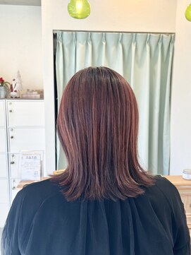 黒髪/クラゲヘアー/オリーブグレー/小顔/ココアベージュ/行徳