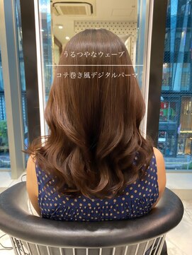 アピッシュ ギンザ(apish ginza) tomo髪質改善/コテ巻きパーマ/デジタルパーマ/前髪パーマ/銀座