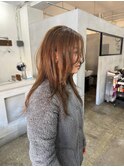【VIXUS 持永早紀子】ブリーチなしダブルカラー×ロングレイヤー