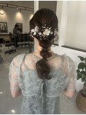 結婚式やお呼ばれに◎やわらかあみおろしアレンジ