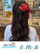 エマヘアデザイン(e.m.a Hair design) ハーフアップ