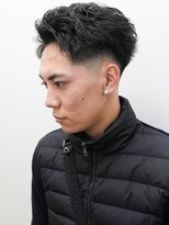 カーウォッシュバーバー(CARWASH BARBER)&nbsp;メンズカットアップバング刈り上げニュアンスパーマ0403