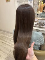 フゥカ 売市店(fuka)&nbsp;【艶カラー】オリーブベージュ×髪質改善トリートメント　八戸