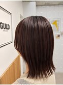ミディアムボブで叶える美シルエット