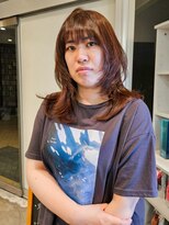 アンドファイン ヘアビューティー(＆Fine hair beauty)&nbsp;ロングハッシュ×ピンクブラウン