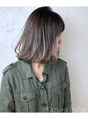 外国人風カラー バレイヤージュ スイングボブ