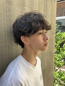 フィフス(fifth) フェザーマッシュソフトツーブロックツイストパーマコンマヘア