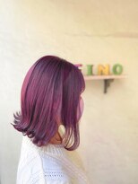 ヘアーメイク アフィーノ(hair make affino) ピンクヴァイオレットカラー