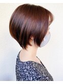 【ショート】まとめやすいショートグラデーションボブ