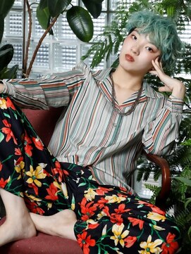 リブロ 三軒茶屋(LIBRO) ストリート系×マッシュショート