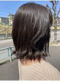 外ハネスタイル