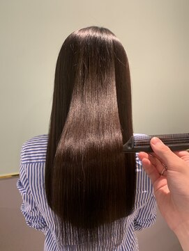 アース 菊名店(HAIR&MAKE EARTH) 20代30代40代髪質改善酸熱トリートメント艶感ストレートロング