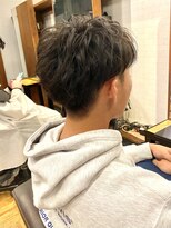 アイリーヘアデザイン(IRIE HAIR DESIGN) 【IRIE HAIR赤坂】束感ショート×ツーブロック×アップバング