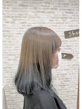 ハピヘアー(Hapi hair) グラデーション#ブルージュ