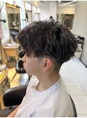 アイロン風ソフトツイストツイスト　波巻きツイストスパイラル
