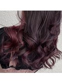 カシスカラー×インナーレッド